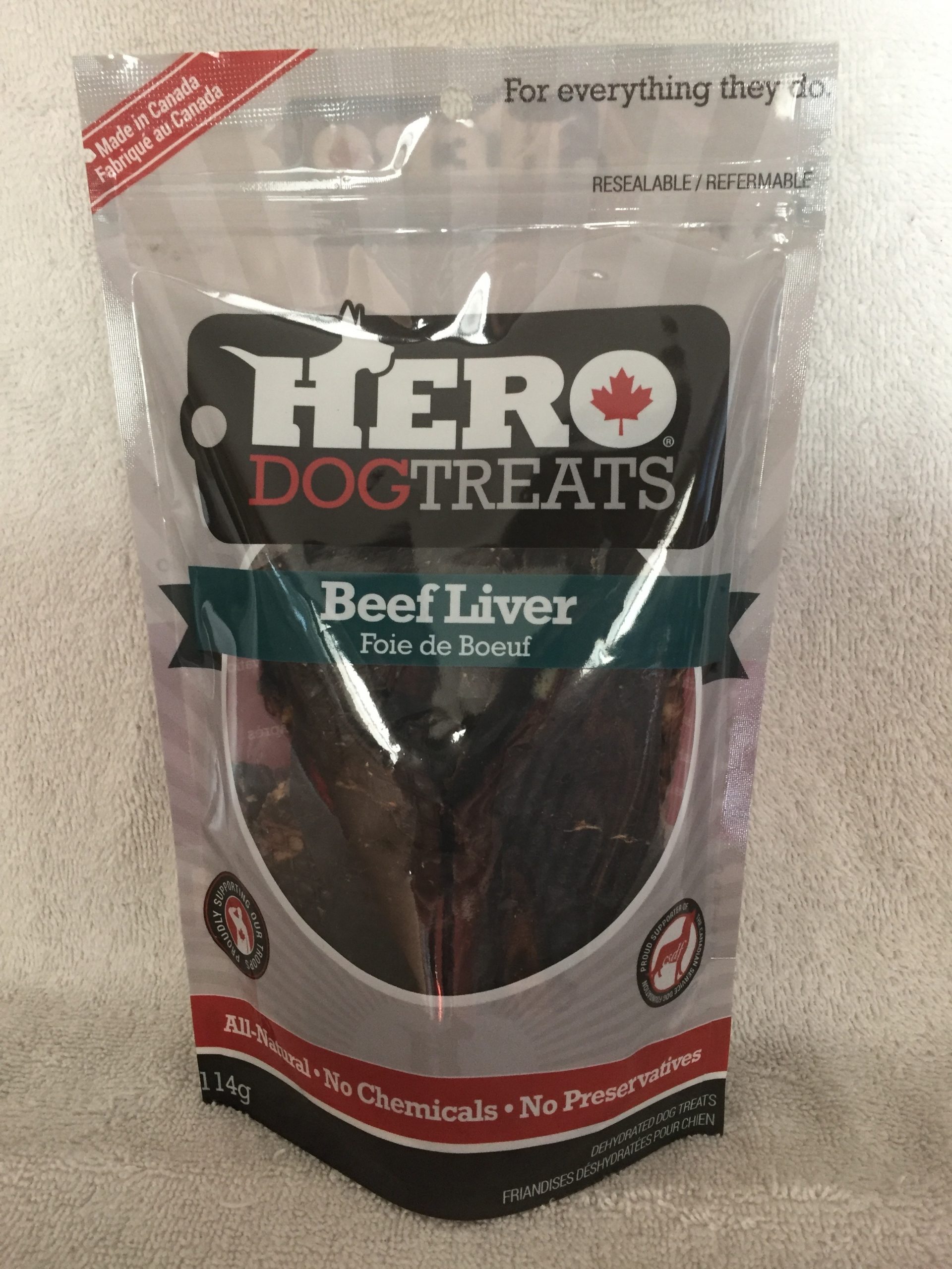 Dehydrated Beef Liver – 114g – Pawsitive Pack Leader